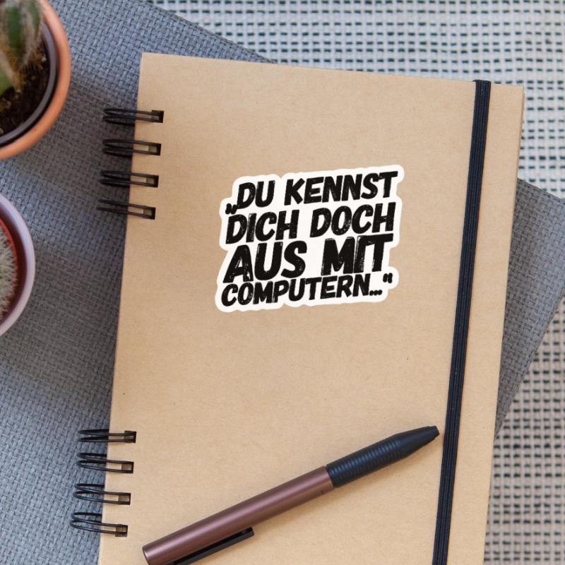 Admin Administrator Informatik Computer Sticker Größe S (10 x 10 cm)
