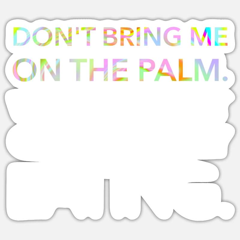 Denglisch witziger Spruch Geschenk - Sticker Größe S (10 x 10 cm) - Mattweiß