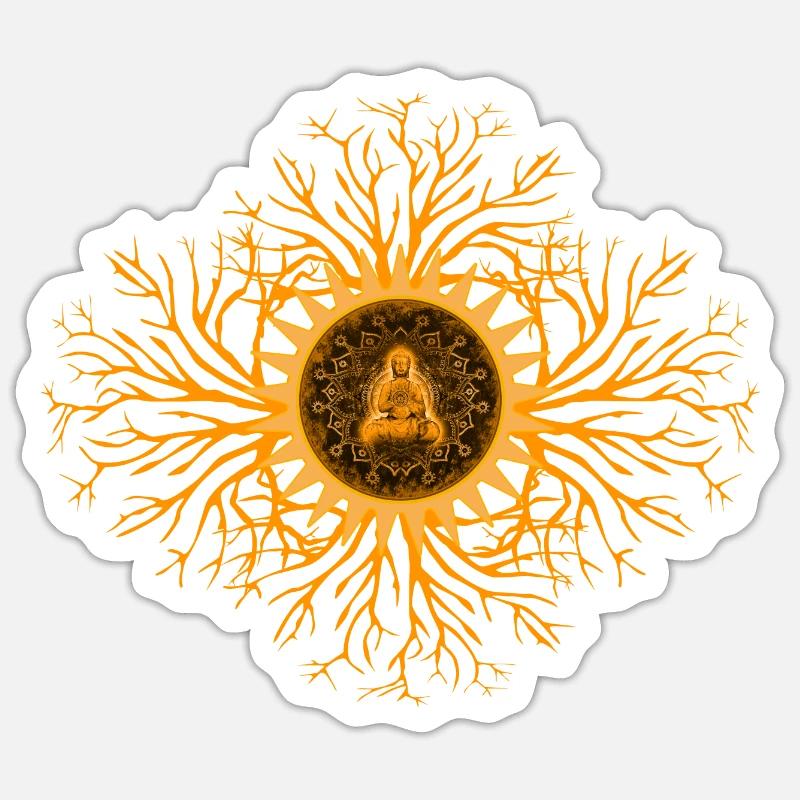 Sakralchakra Chakra Sticker Größe S (10 x 10 cm)