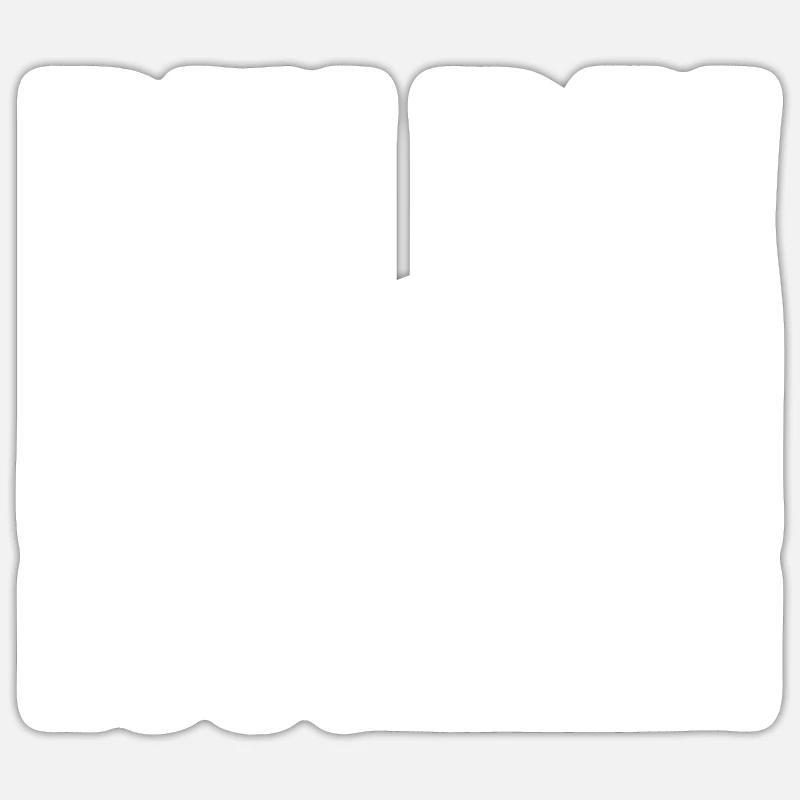 Bin da kann losgehen - Sticker Größe S (10 x 10 cm) - Mattweiß
