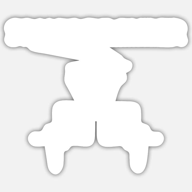 Lehrer Spanischlehrer Spanisch - Sticker Größe S (10 x 10 cm) - Mattweiß