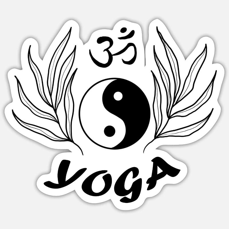 YOGA Sticker size S (10 x 10 cm)