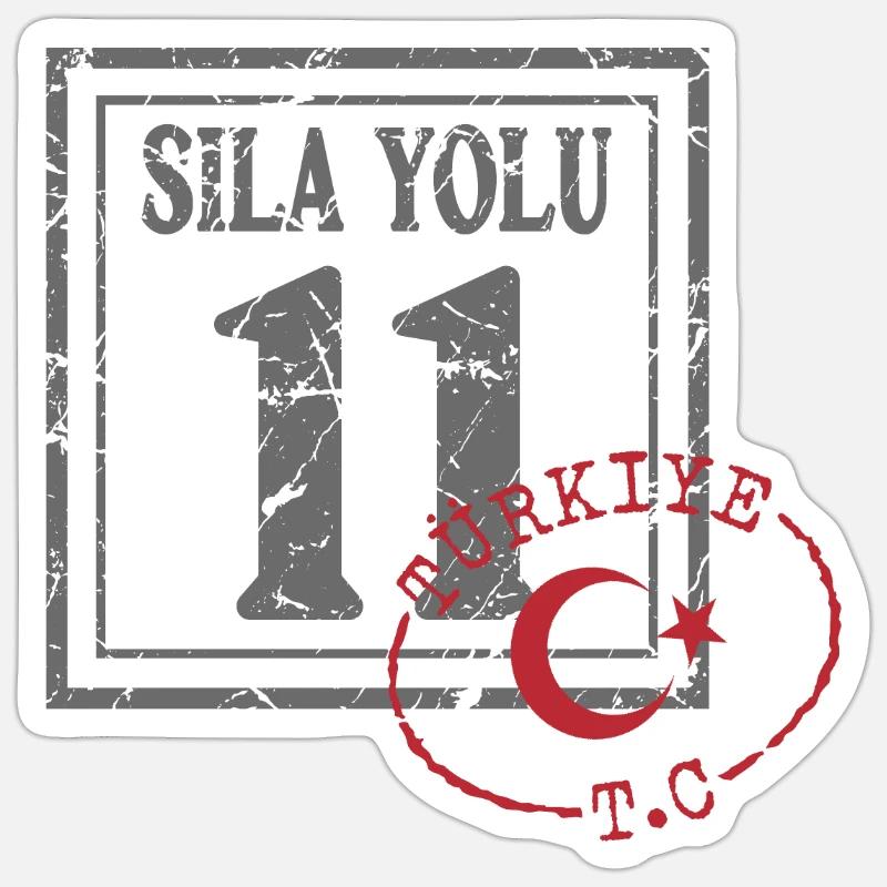 Bilecik - Sticker size S (10 x 10 cm) - white matte
