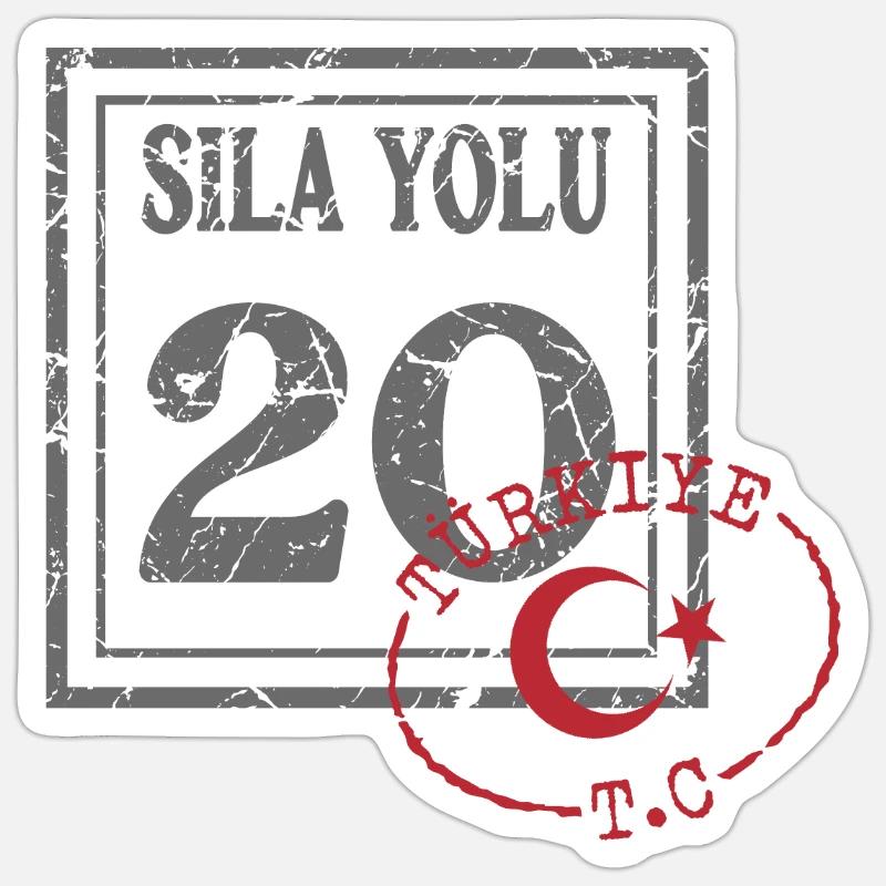 Denizli - Sticker size S (10 x 10 cm) - white matte