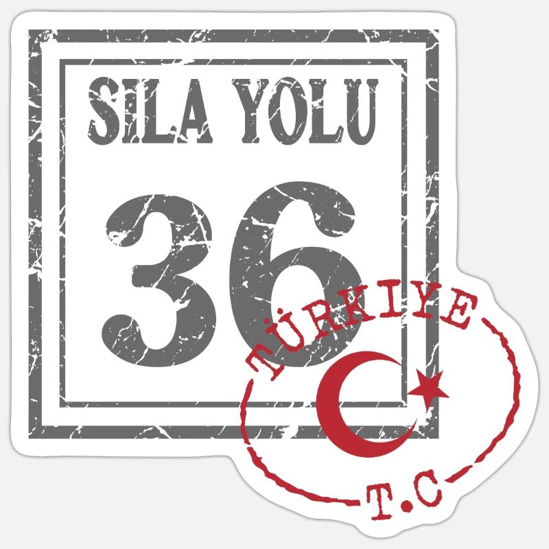 Kars - Sticker size S (10 x 10 cm) - white matte