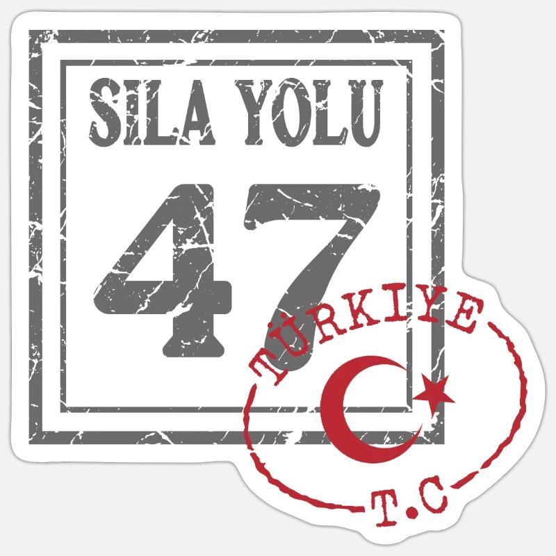 Mardin - Sticker taille S (10 x 10 cm) - blanc mat