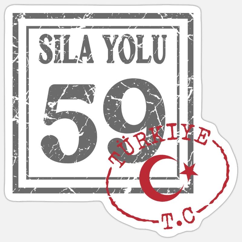 Tekirdağ - Sticker size S (10 x 10 cm) - white matte