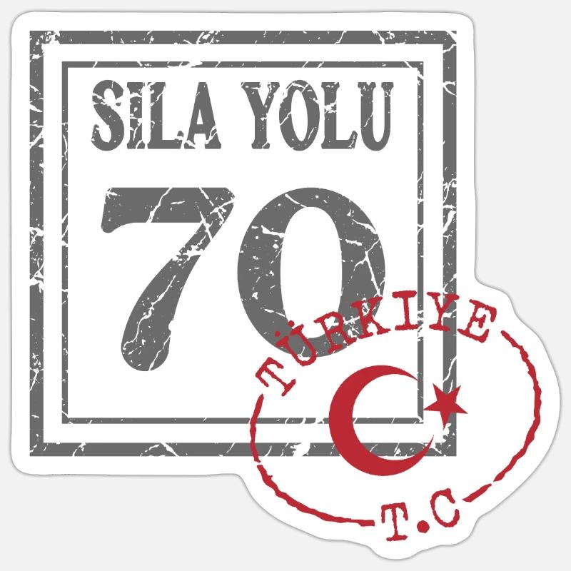 Karaman - Sticker taille S (10 x 10 cm) - blanc mat