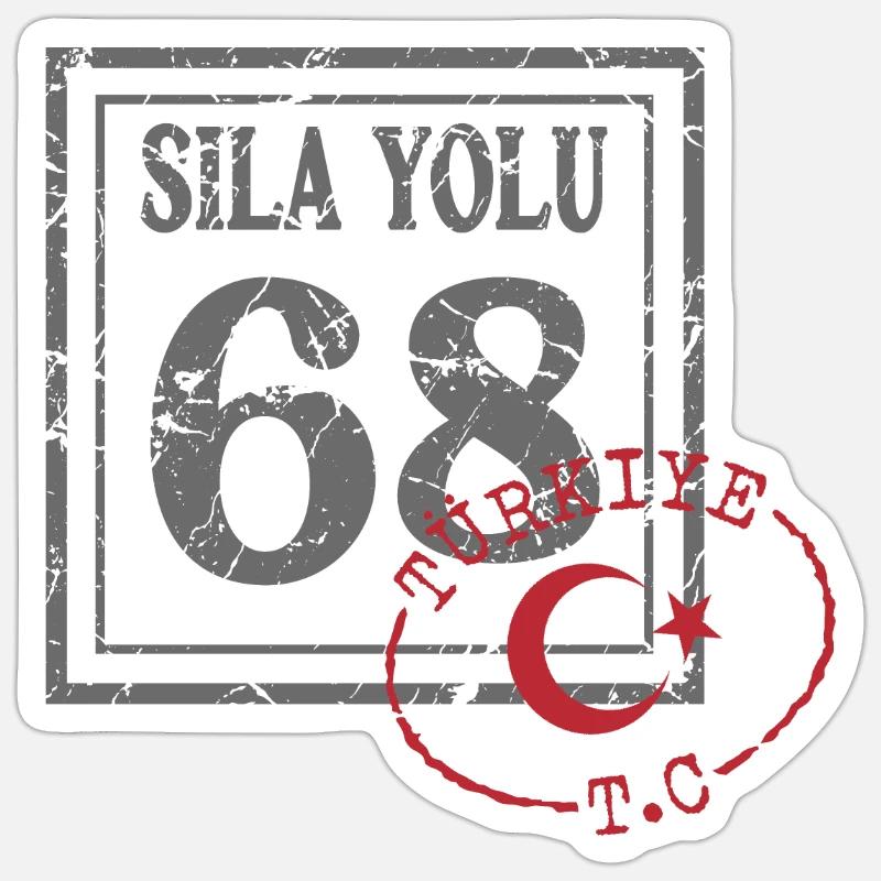 Aksary - Sticker Größe S (10 x 10 cm) - Mattweiß