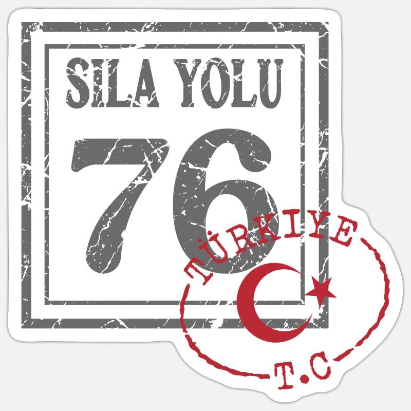 Iğdır - Sticker taille S (10 x 10 cm) - blanc mat