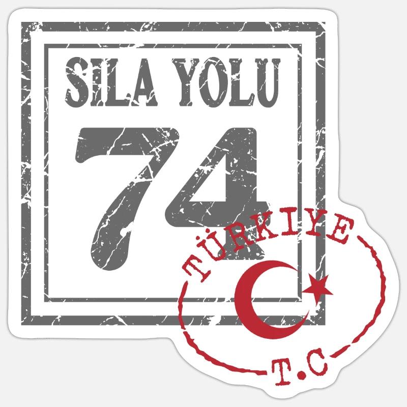 Bartın - Sticker size S (10 x 10 cm) - white matte