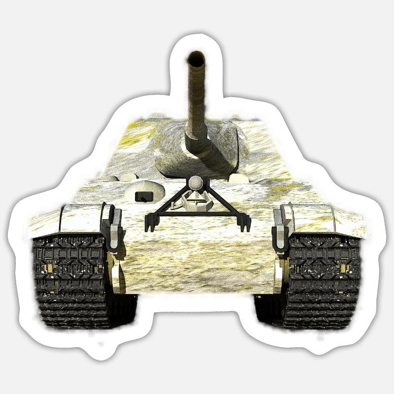 Panzer Sticker Größe S (10 x 10 cm)