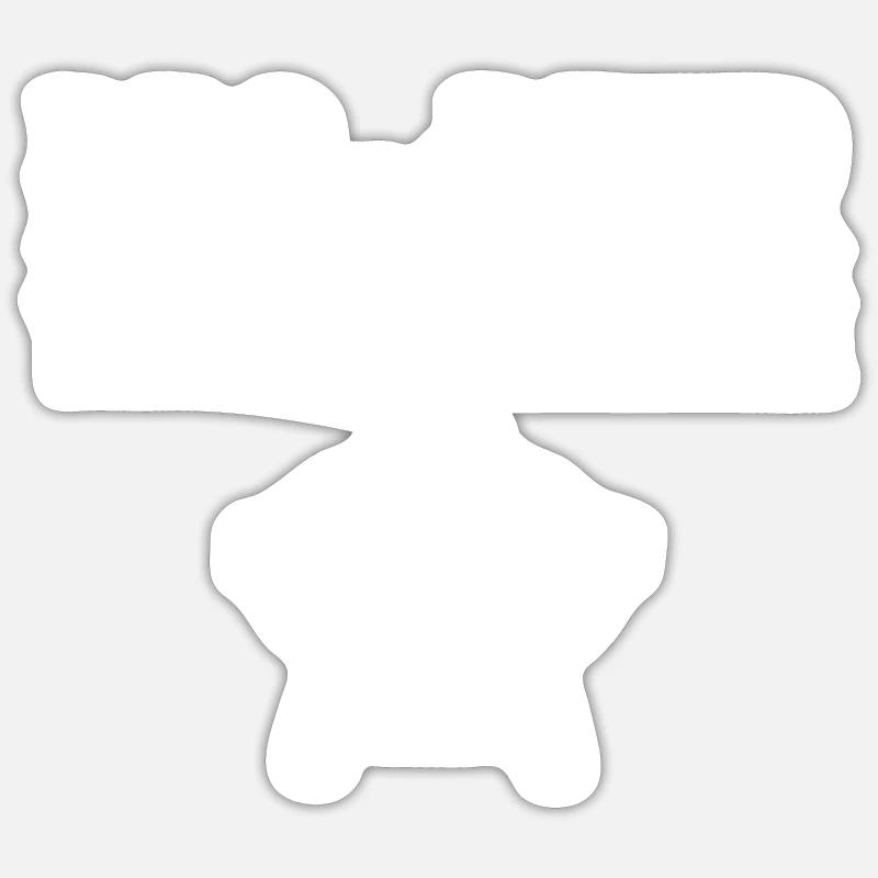 Grill und Bier Trinker Geschenk Sticker Größe S (10 x 10 cm)