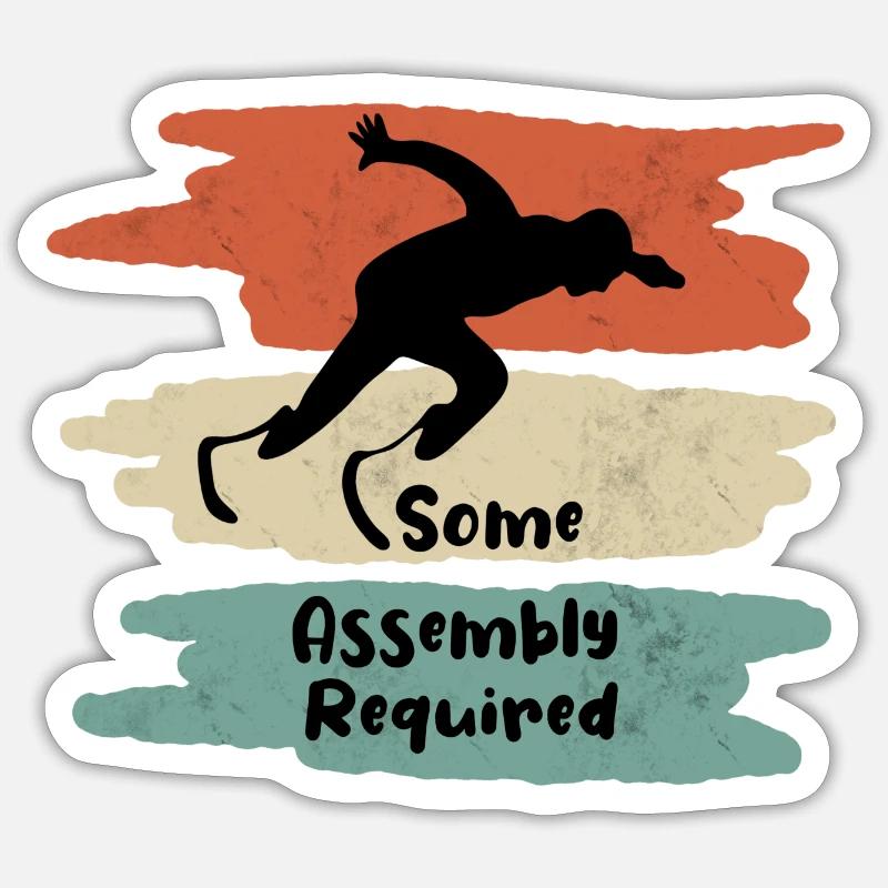 Prothèse Amputée Invalidité Cadeau Sticker taille S (10 x 10 cm)