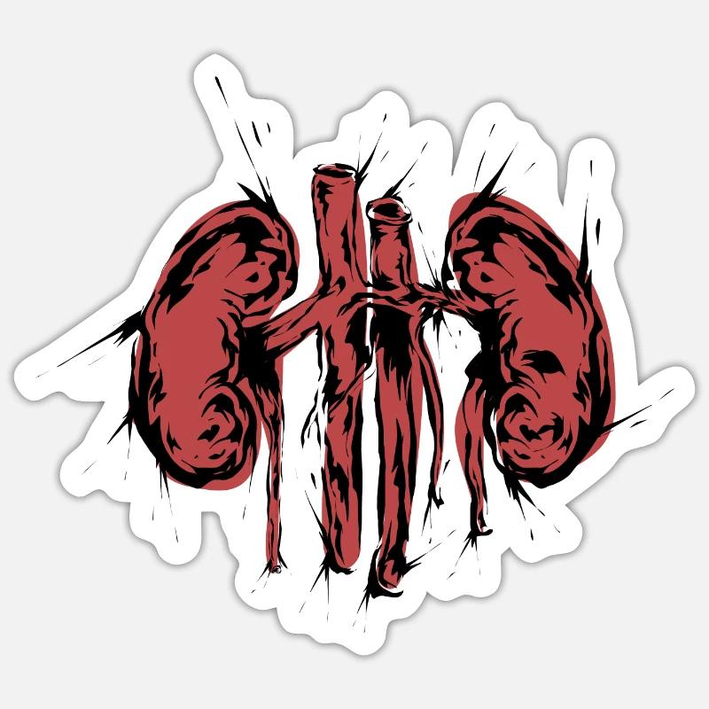 Nephritic Sticker size S (10 x 10 cm)