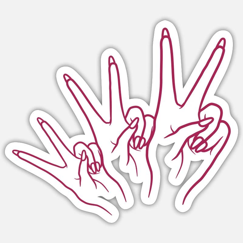 Sticker Größe S (10 x 10 cm) - 