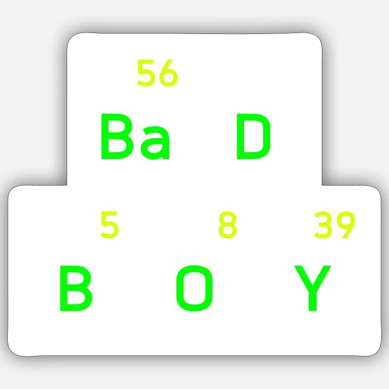 Baryum, deutérium, bore, oxygène, yttrium Sticker taille S (10 x 10 cm)