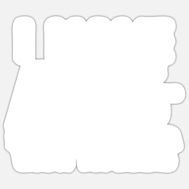 J’AI L’ABS - Sticker taille S (10 x 10 cm) - blanc mat