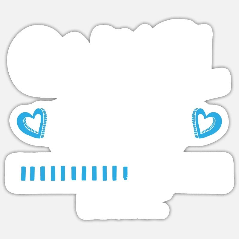 Onkel 2023 Loading - Sticker Größe S (10 x 10 cm) - Mattweiß