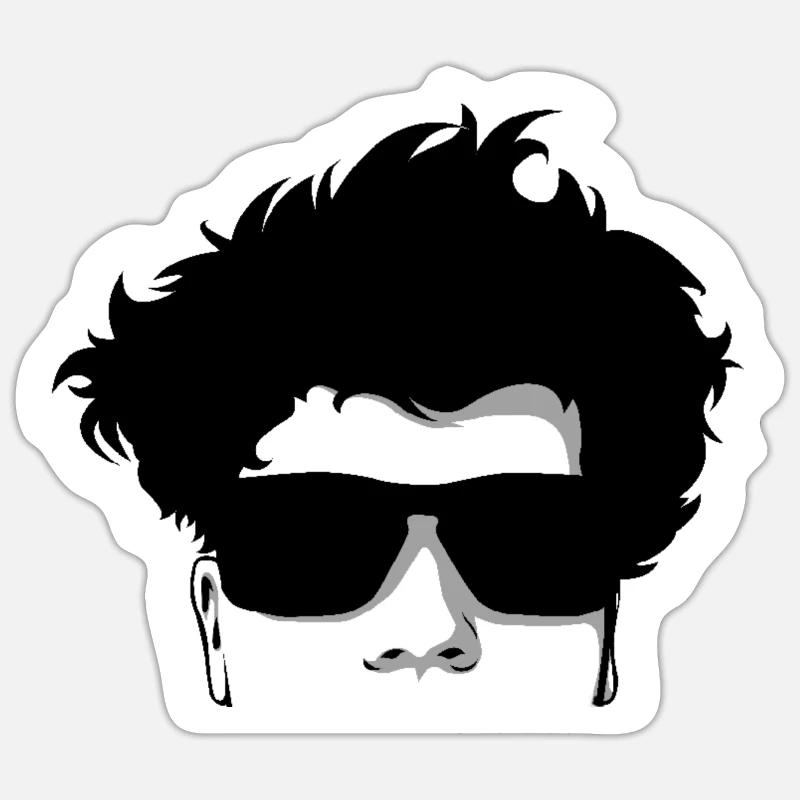 Niko Roi - Sticker taille S (10 x 10 cm) - blanc mat