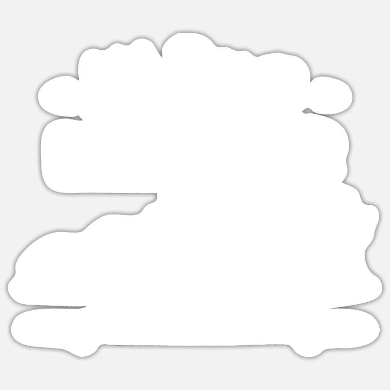 né pour marcher évolution Sticker taille S (10 x 10 cm)