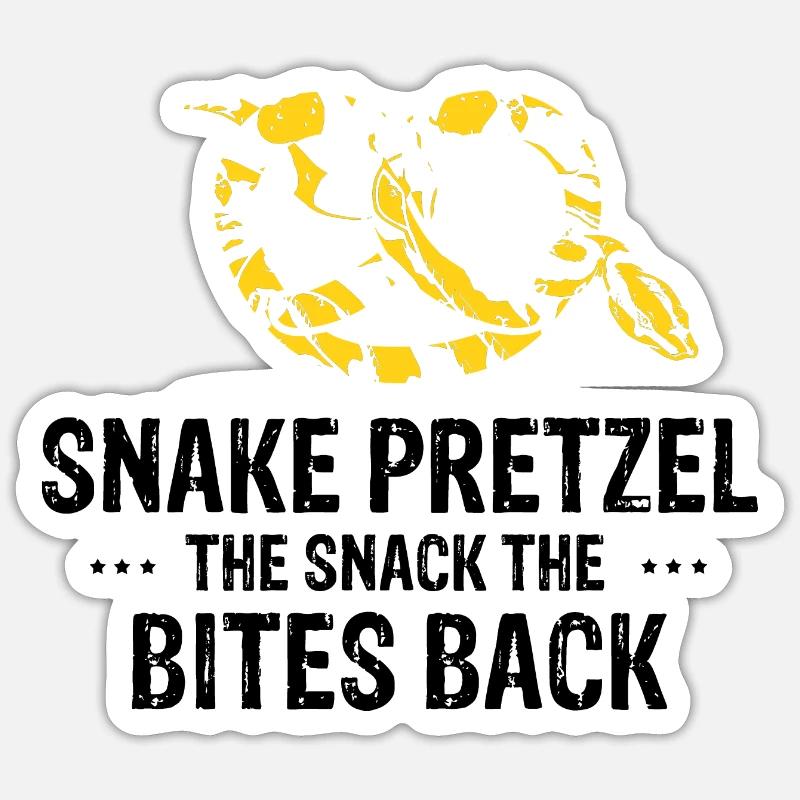 King python design pour les amateurs de serpents Sticker taille S (10 x 10 cm)