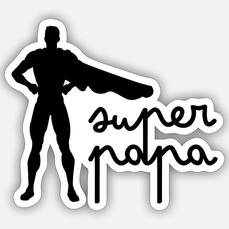 Great Dad Sticker size S (10 x 10 cm)