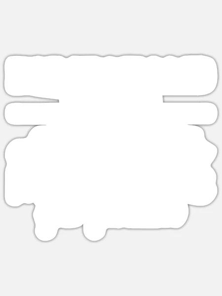 2024 Ab Jetzt Auch Montags Gut Gelaunt Rente 2024 - Sticker Größe S (10 x 10 cm) - Mattweiß