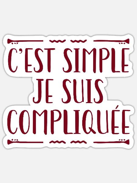 - Sticker taille S (10 x 10 cm) - blanc mat