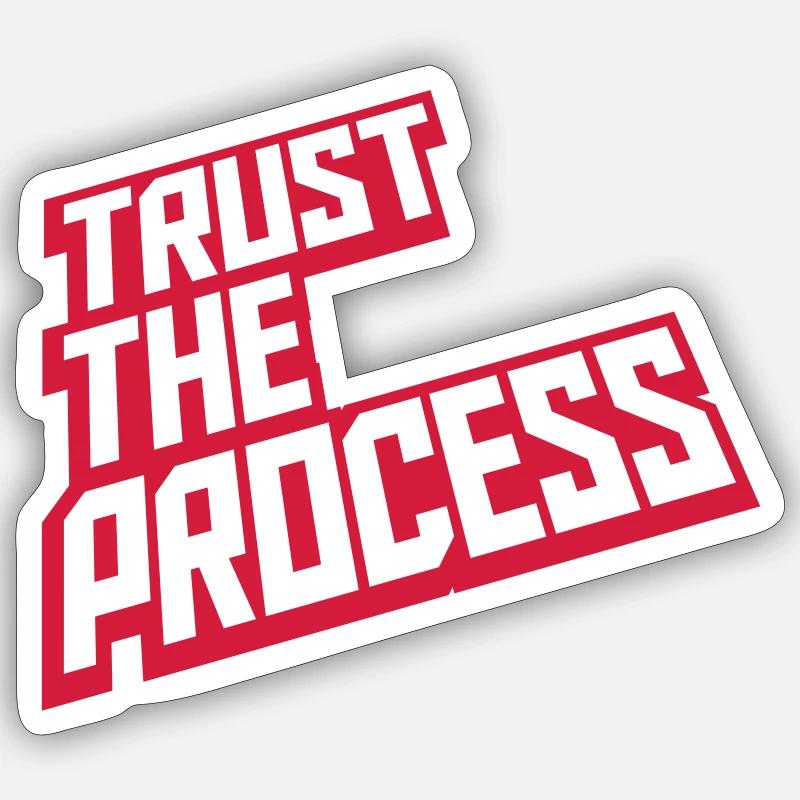 faire confiance au processus Devis Sticker taille S (10 x 10 cm)