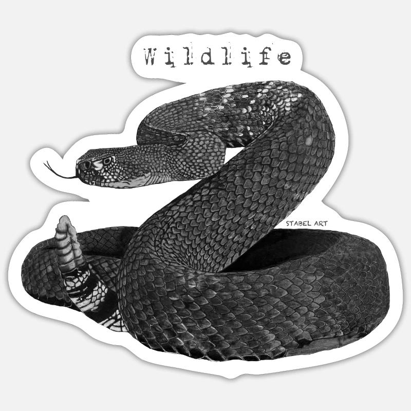 Serpent Sticker taille S (10 x 10 cm)