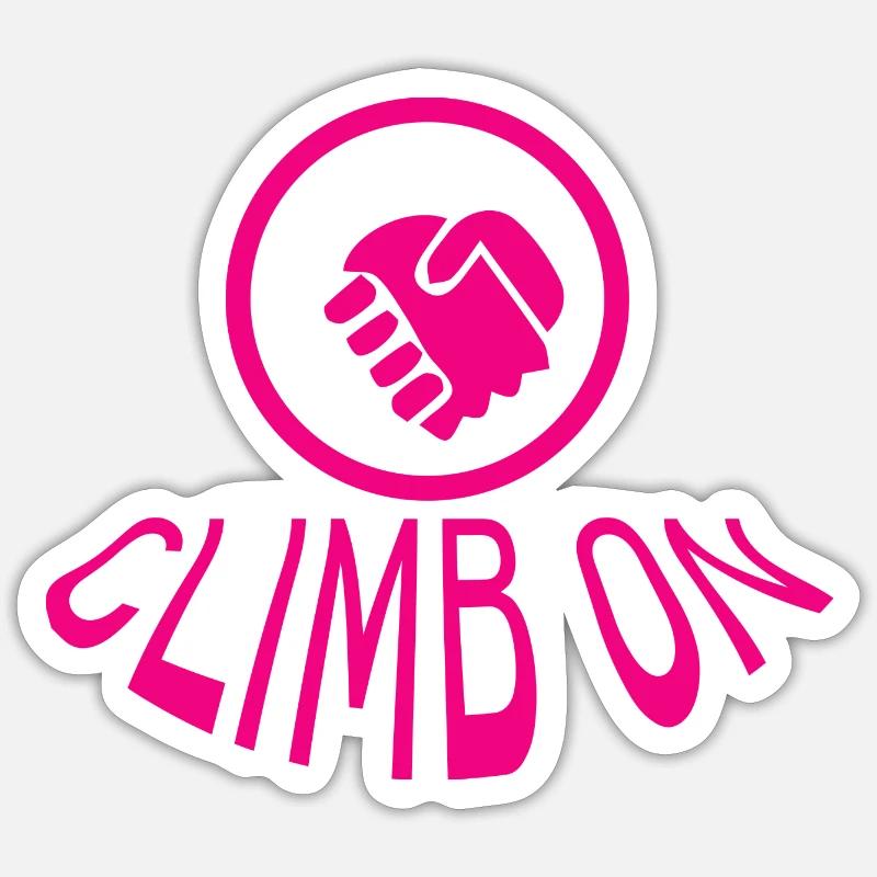 Boulder - Sticker size S (10 x 10 cm) - white matte