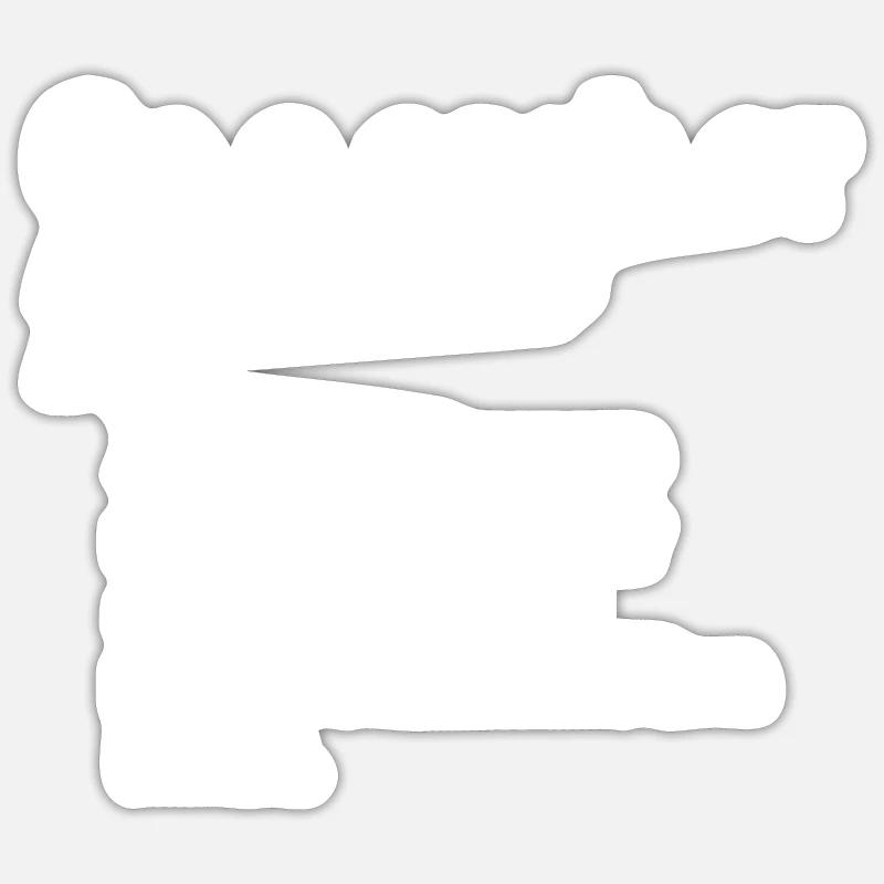 Sticker Größe S (10 x 10 cm) - 