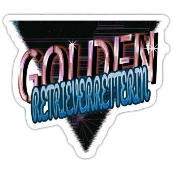 bluthund geburtstagsgeschenk witzig lustig - Sticker Größe S (10 x 10 cm) - Mattweiß - Vorne