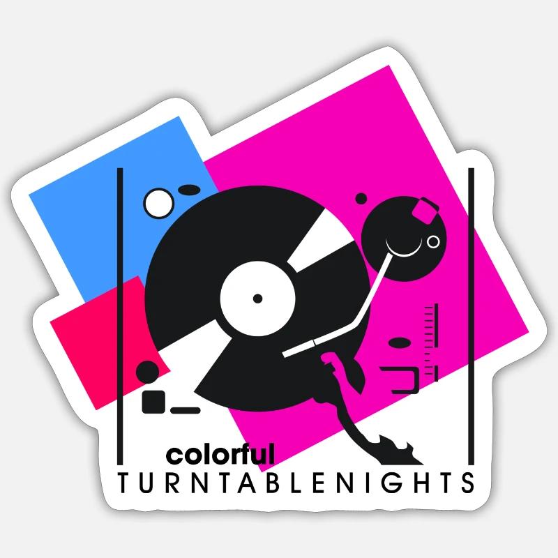 Platines colorées2 Sticker taille S (10 x 10 cm)