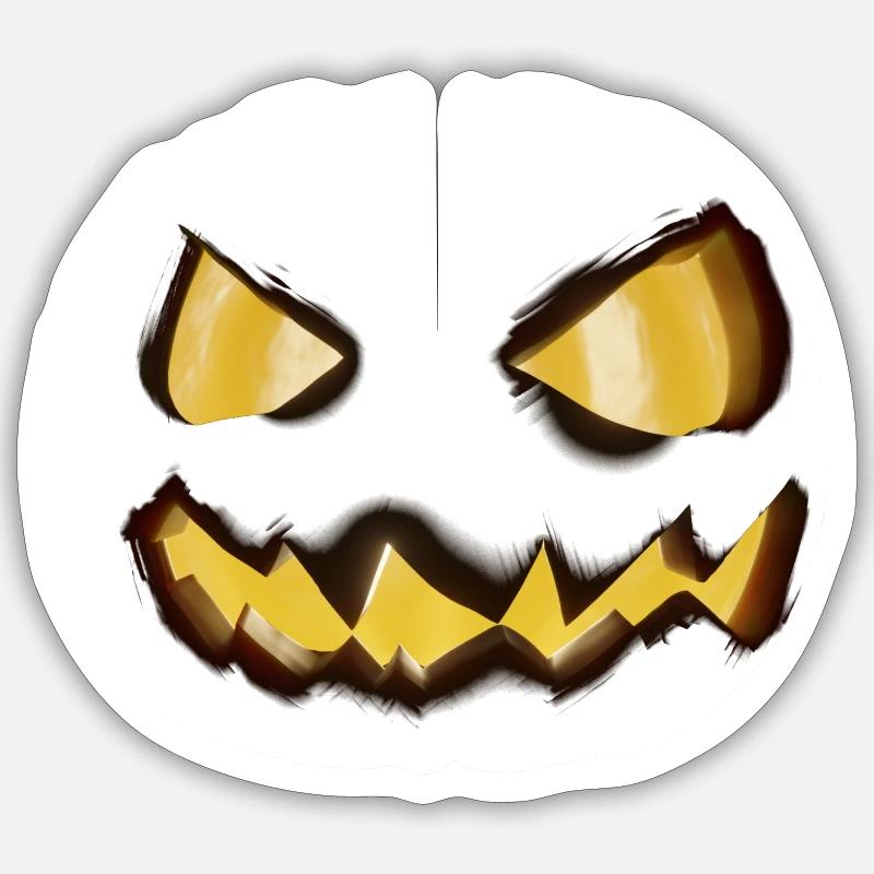 halloween - Sticker Größe S (10 x 10 cm) - Mattweiß