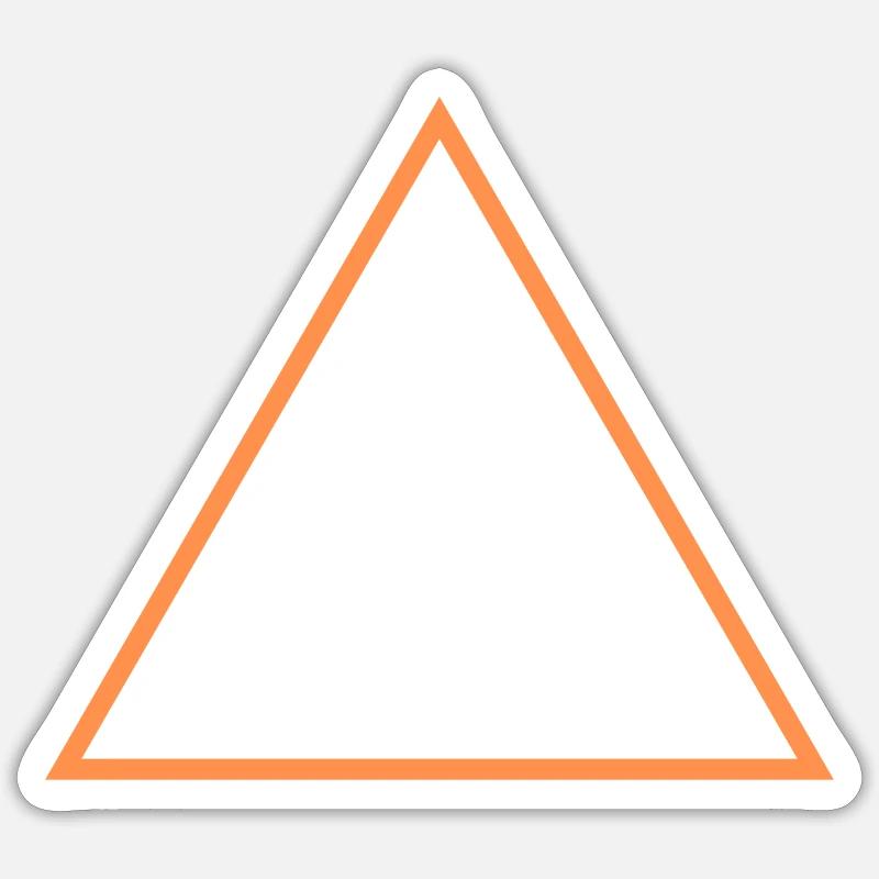PRIORITY-T-SHIRT - Sticker Größe S (10 x 10 cm) - Mattweiß