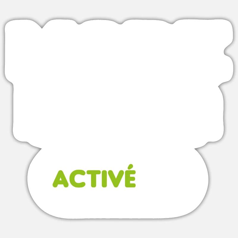 Mode papa activé Sticker taille S (10 x 10 cm)
