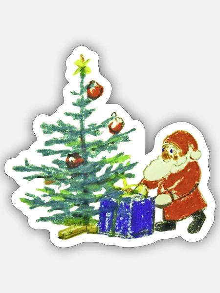  - Sticker size S (10 x 10 cm) - white matte