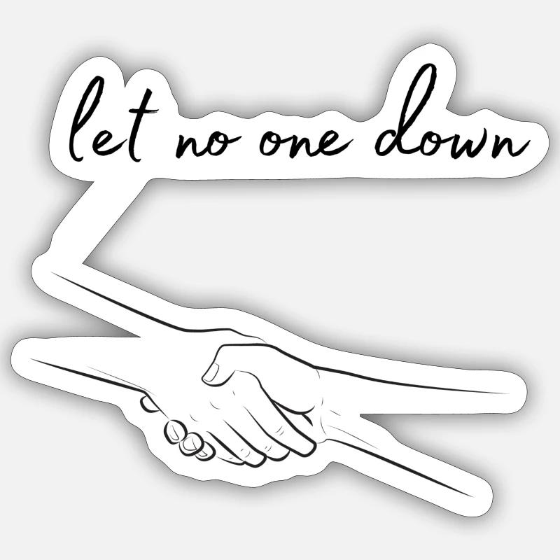Help everyone - Sticker Größe S (10 x 10 cm) - Mattweiß
