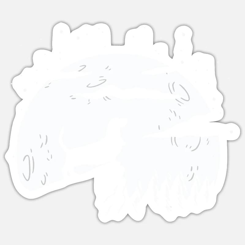 Basset Hound Sticker size S (10 x 10 cm)