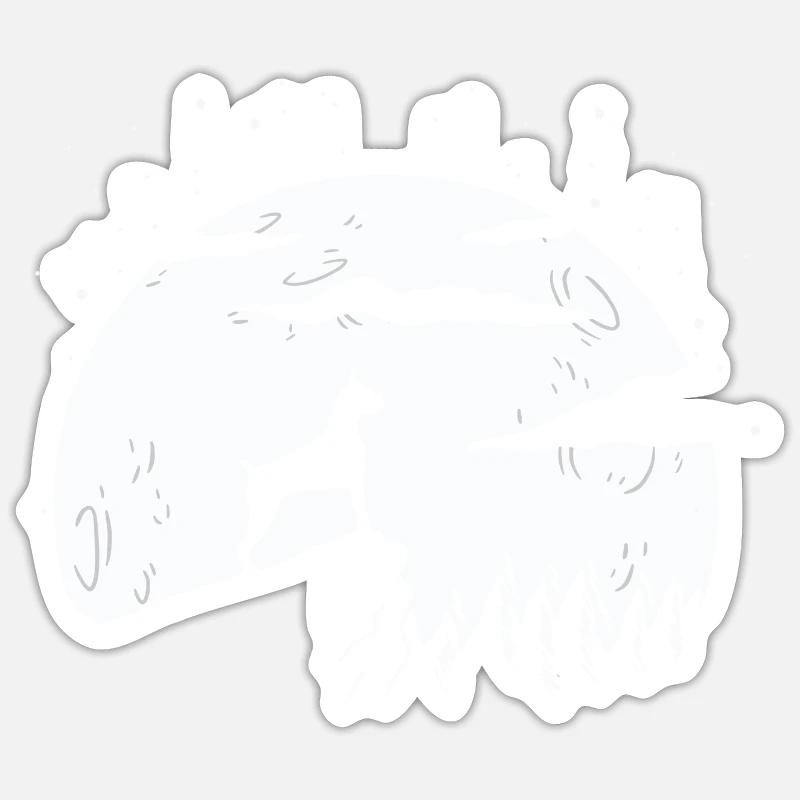 Boxer Dog Sticker size S (10 x 10 cm)