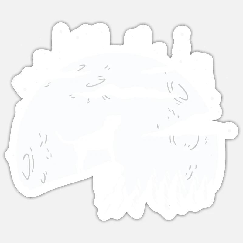 Bloodhound Dog Sticker size S (10 x 10 cm)