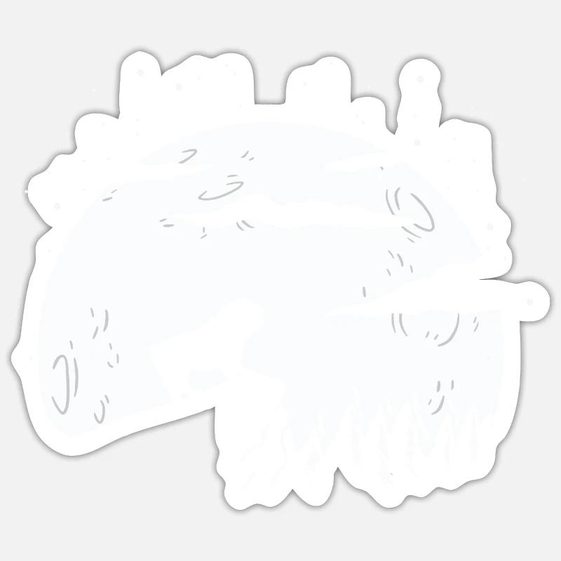 Bulldogge Hunderasse Sticker Größe S (10 x 10 cm)