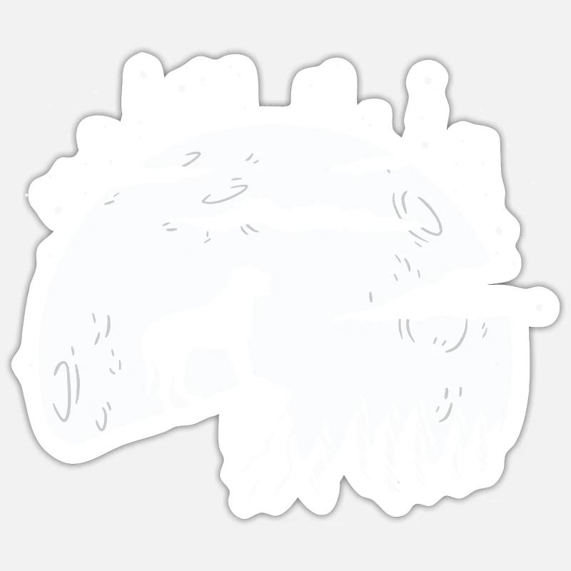 Bullmastiff Sticker taille S (10 x 10 cm)