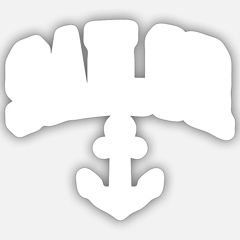 Sailor - Sticker Größe S (10 x 10 cm) - Mattweiß