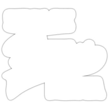 Bonus Mama Familie Stiefmutter Geschenk - Sticker Größe S (10 x 10 cm) - Mattweiß - Vorne