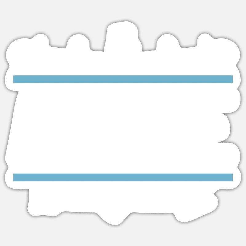 Amélie - Sticker taille S (10 x 10 cm) - blanc mat