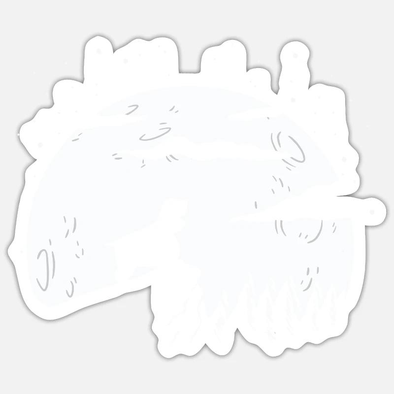 Cocker Spaniel - Sticker size S (10 x 10 cm) - white matte
