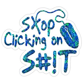 Zitate lustig fraze meme populär cool trendy Zitat - Sticker Größe S (10 x 10 cm) - Mattweiß - Vorne